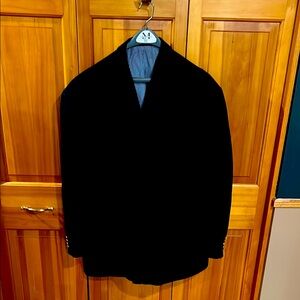 Black Blazer with Striped Lining